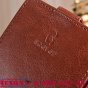 Фирменный оригинальный вертикальный откидной чехол-флип для Highscreen Power Five EVO" коричневый из натуральной кожи Prestige Италия